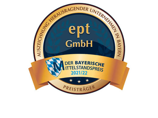 Firma ept zdobyła Bawarską Nagrodę dla Małych i Średnich Przedsiębiorstw